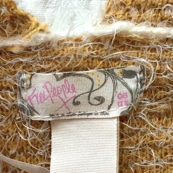 NWT Free People Sweater Cardigan Kimono Wrap Poncho Cozy Diamondback OS - Picture 6 of 9